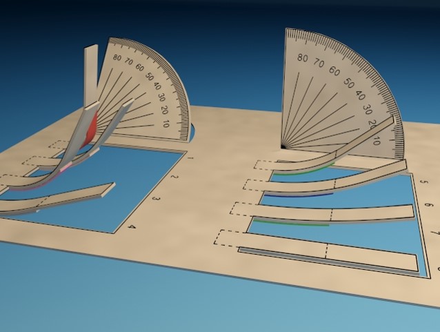 Paper-based cantilever gas sensor array for visual VOC detection